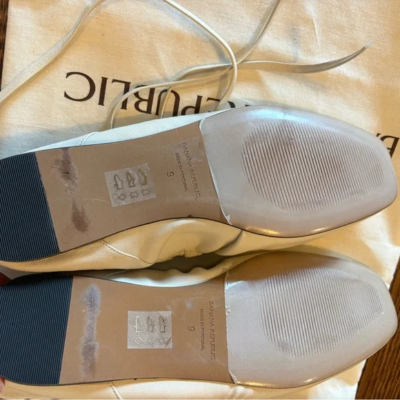 Banana Republic Ruched Leather Ballet Flat - Picture 7 of 7